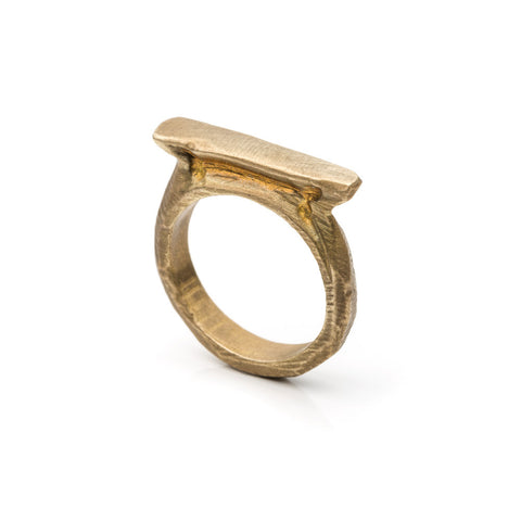 SMALL PLANE STACK RING