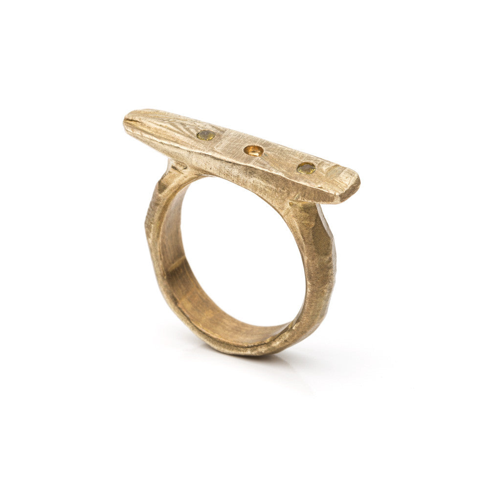 LARGE PLANE STACK RING