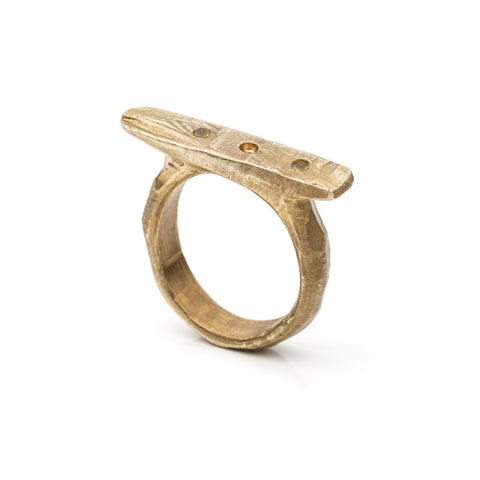 LARGE PLANE STACK RING