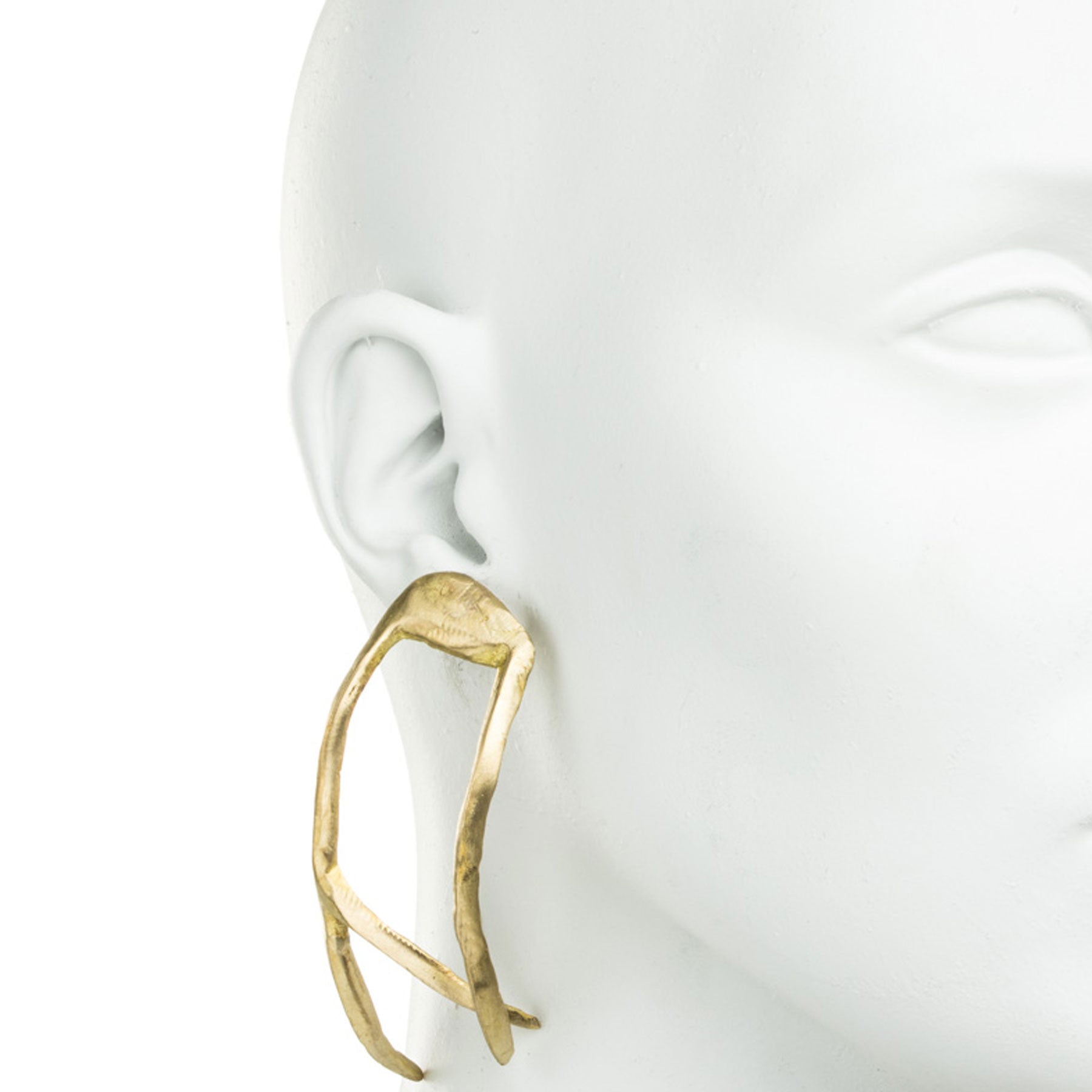 LARGE ANTLER EARRINGS