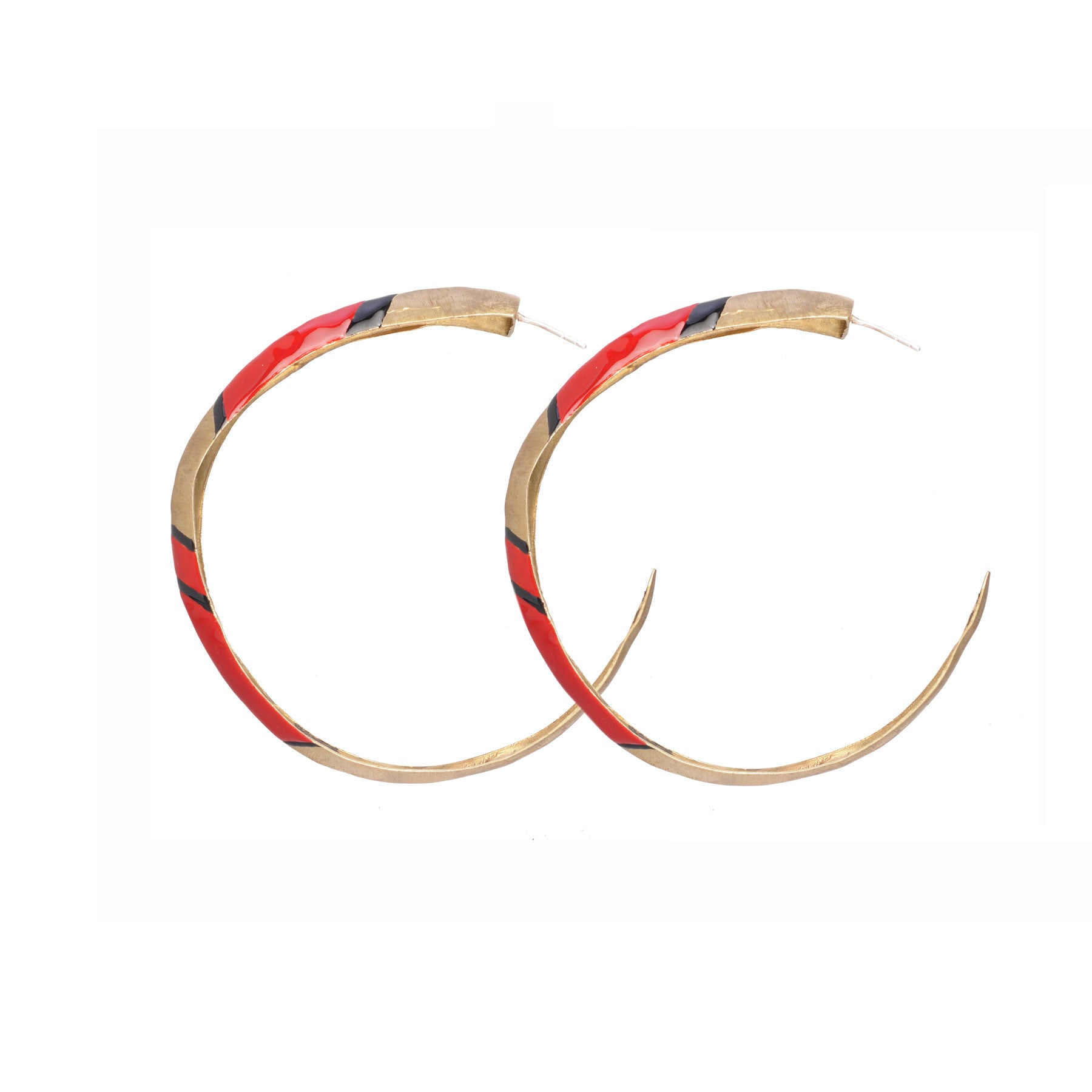 Enameled LARGEST HOOPS