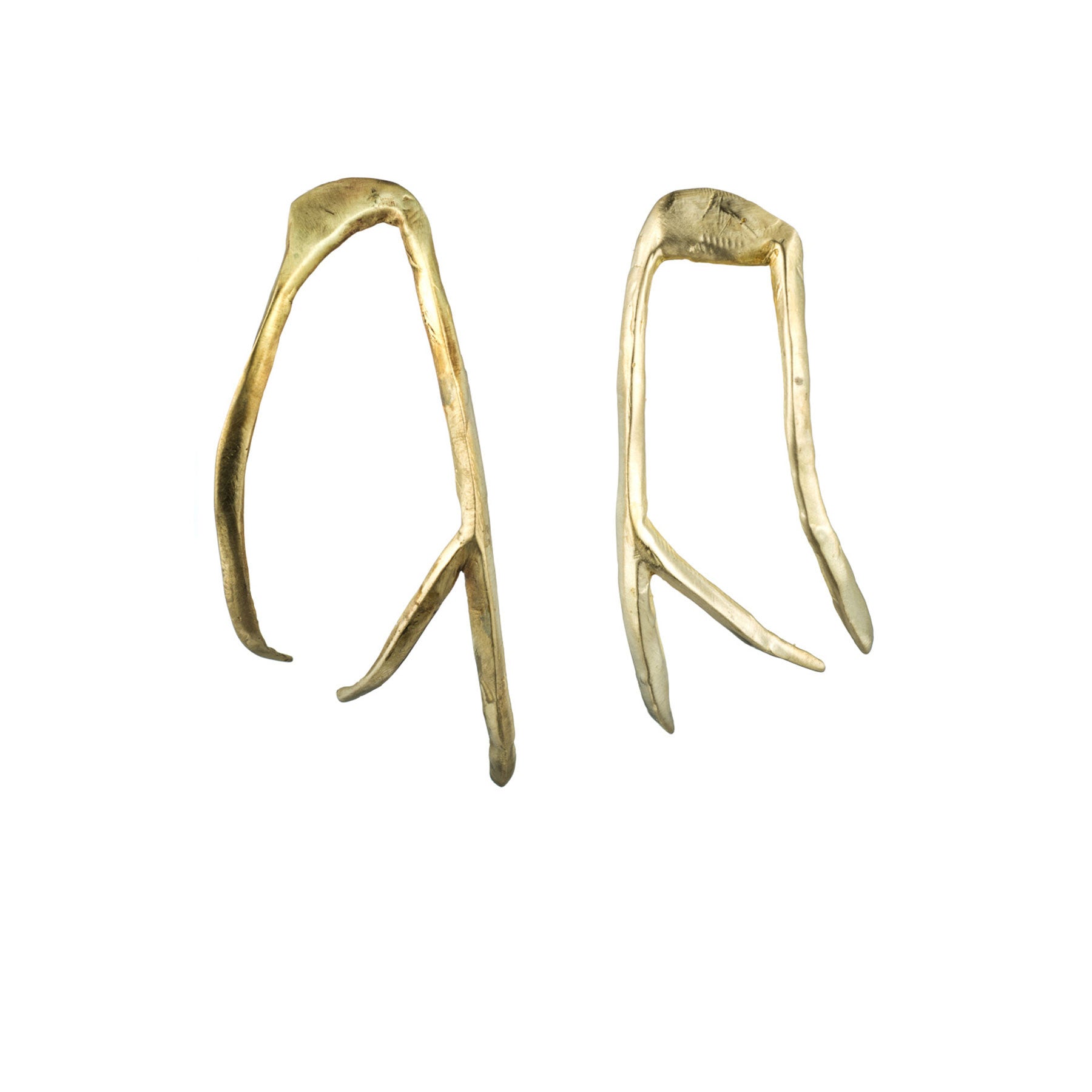 LARGE ANTLER EARRINGS