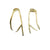 LARGE ANTLER EARRINGS