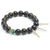 SMALL BLACK LUCITE AND DAGGERS