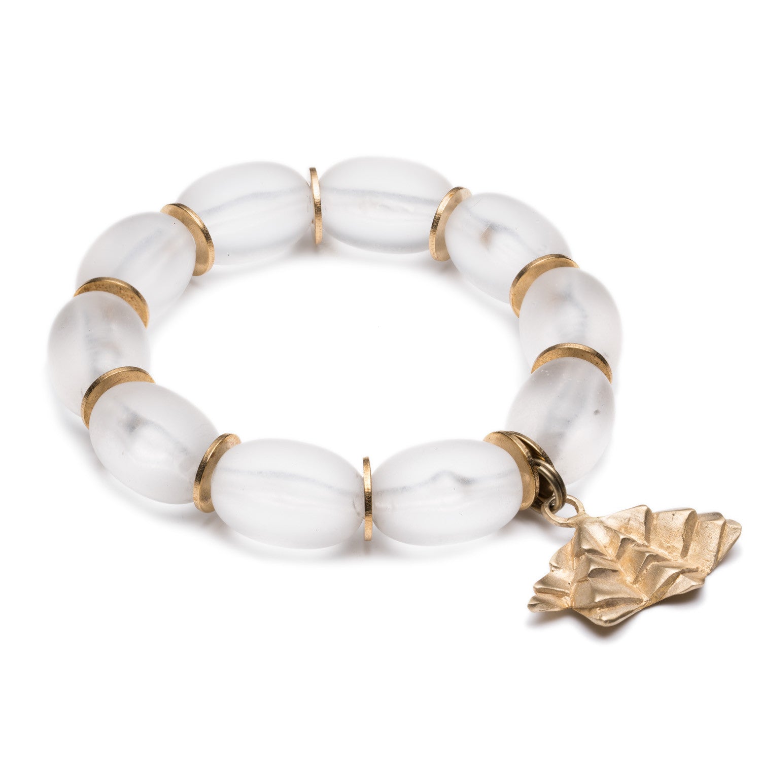 DECO FAN AND LUCITE BRACELET
