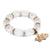 DECO FAN AND LUCITE BRACELET