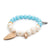 Small Triple Charm Bracelet