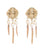 Triangles and Vintage Bone Earrings