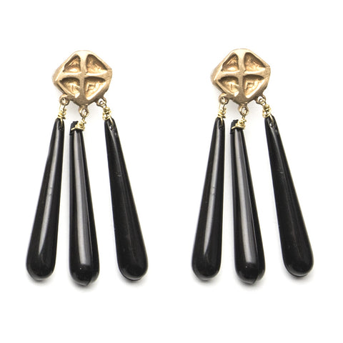 TRIPLE BLACK LUCITE