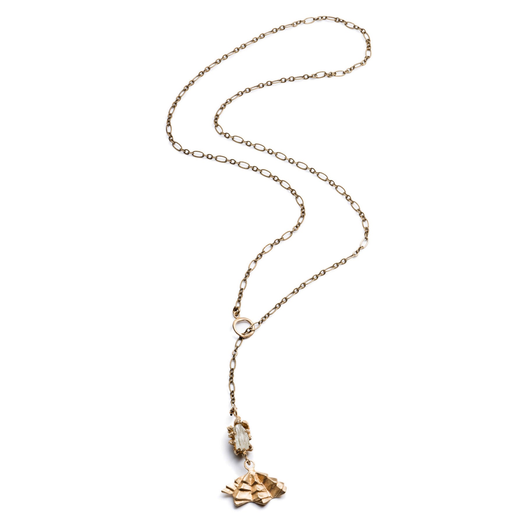 DECO GREEN BERYL PENDANT