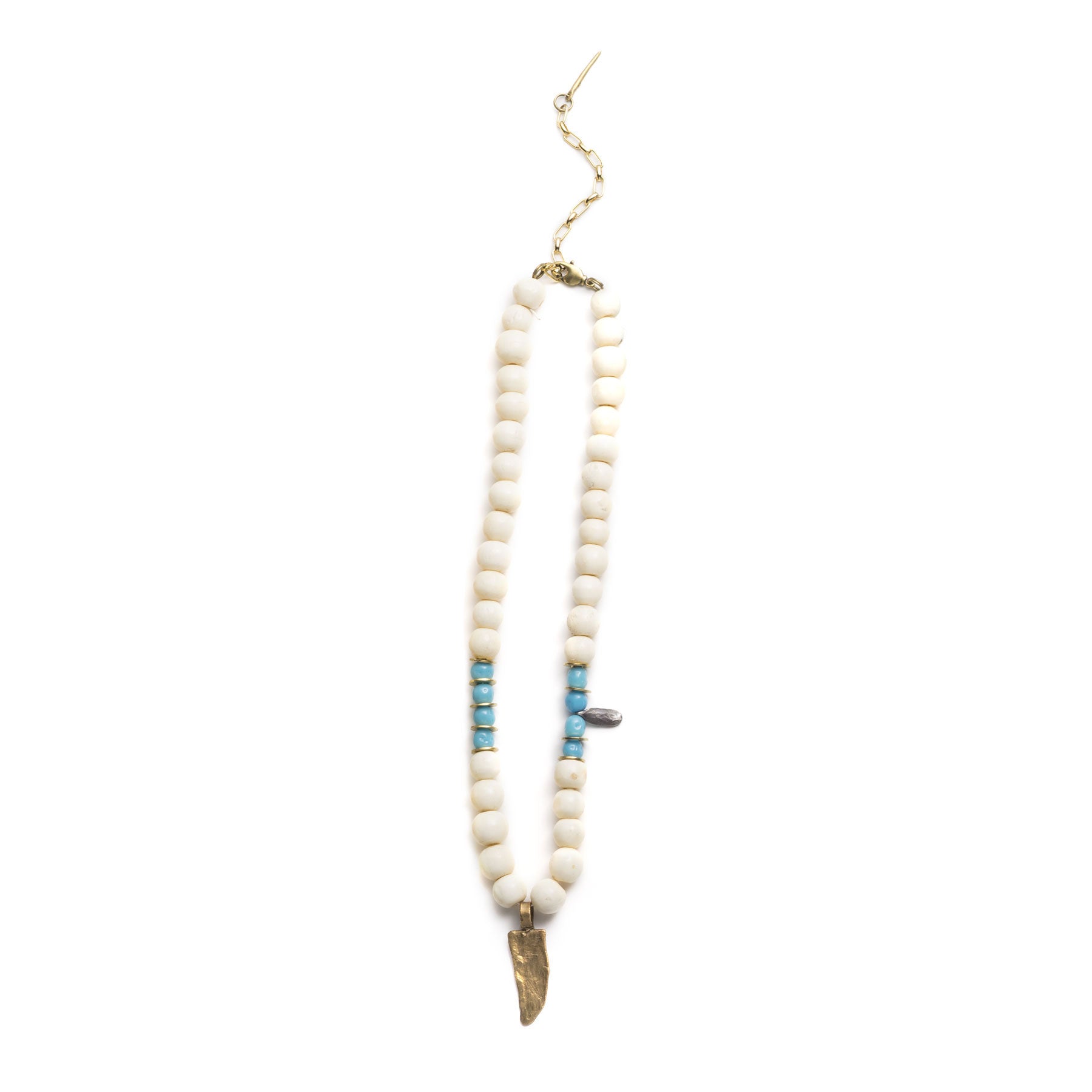 Vintage Bone and Dagger Necklace