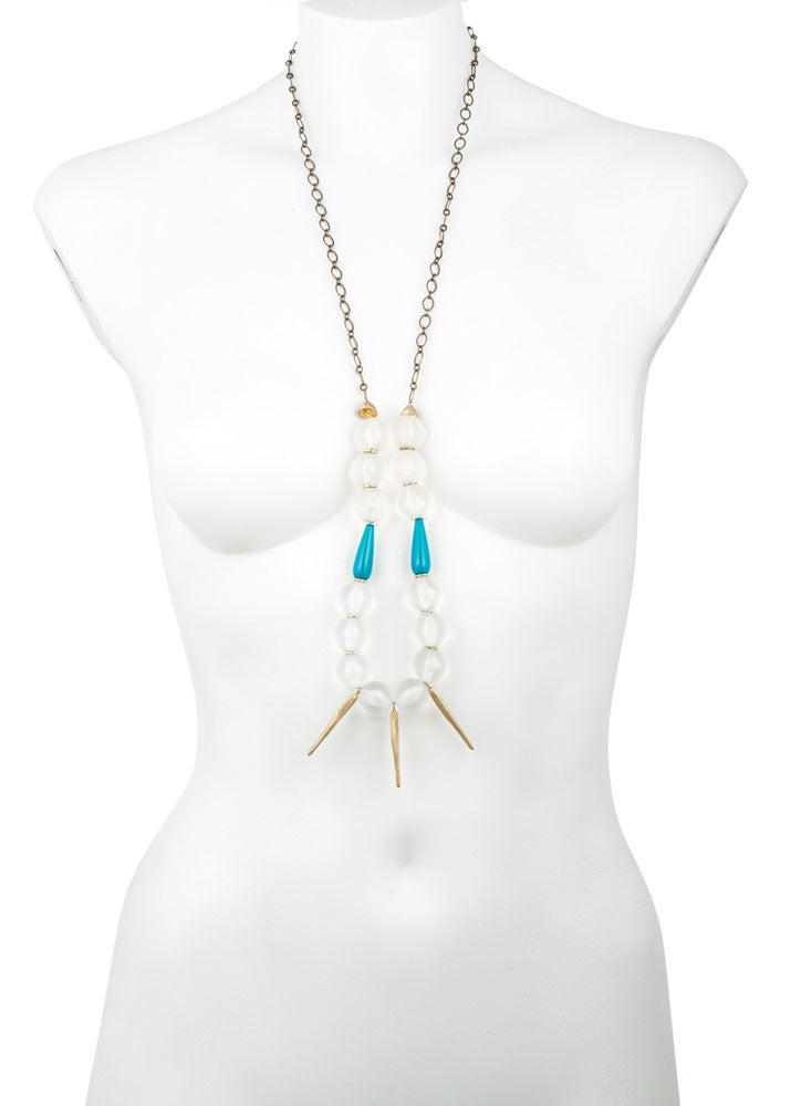 DAGGERS AND FROSTED LUCITE