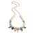 Large Claw and Vintage Lucite Necklace