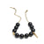 BLACK LUCITE AND TOOTH