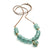 LARGE CLAW AND LIGHT BLUE GLASS