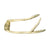LARGE ANTLER BARRETTE