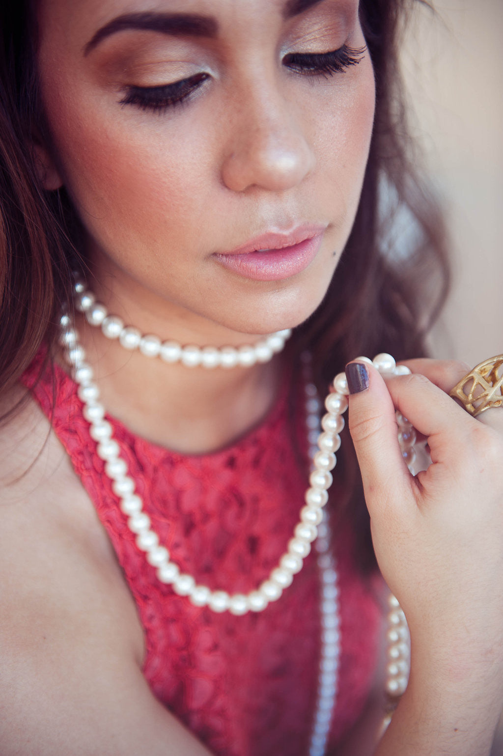 SMALL PEARL LARIAT