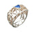 TRIANGLES WITH BLUE SAPPHIRE